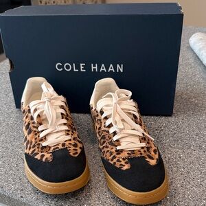 Cole Haan GP Breakaway Sneaker. Leopard print. 7.5
